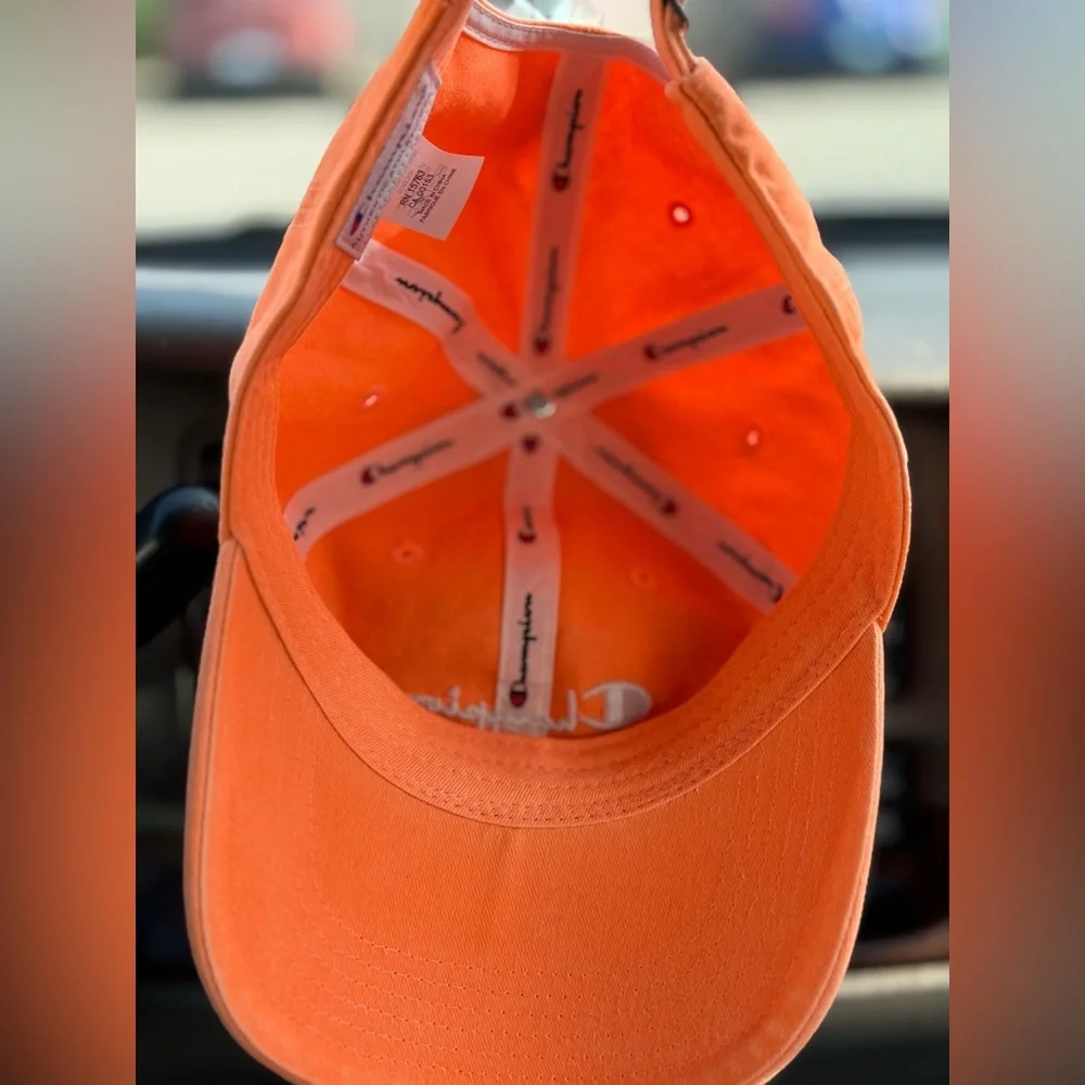 Champion Vibrant Orange Athletic Cap